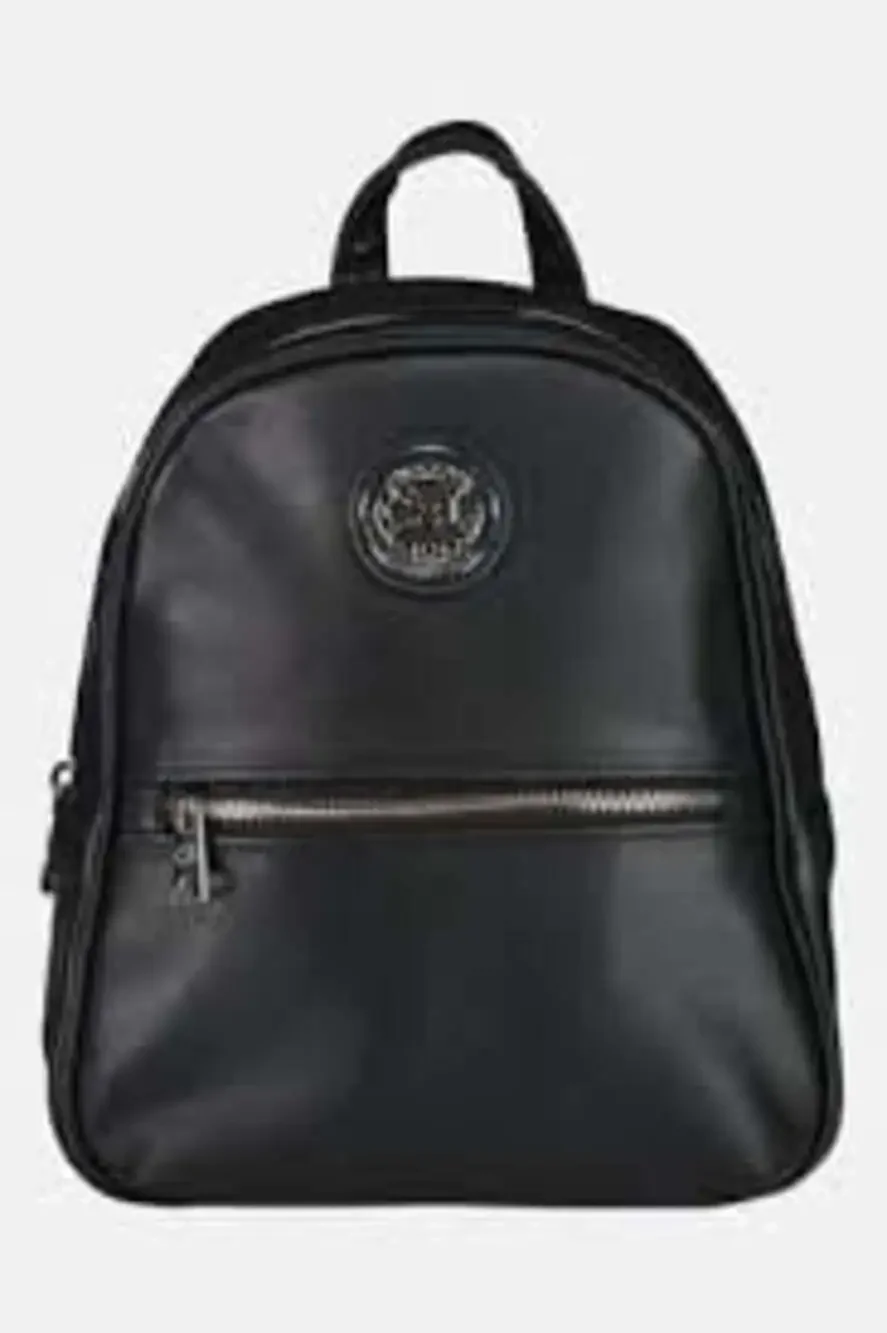 CXL by Christian Lacroix Black Faux Leather Backpack